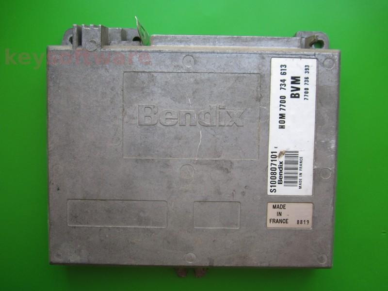 ECU Renault Espace 2.2 HOM7700734613 S100807101E Fenix3B