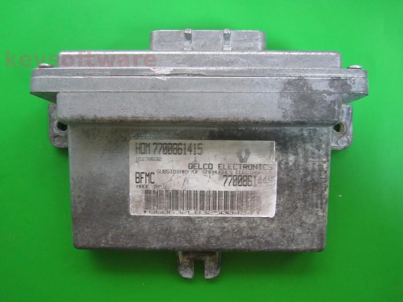 ECU Renault Clio 1.2 7700861448 HOM7700861415 BFMC DELCO