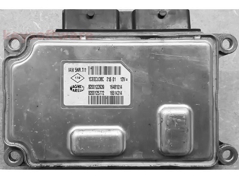 ECU Renault Clio 1.2 8200125772 8200123939 IAW 5NR.TI1