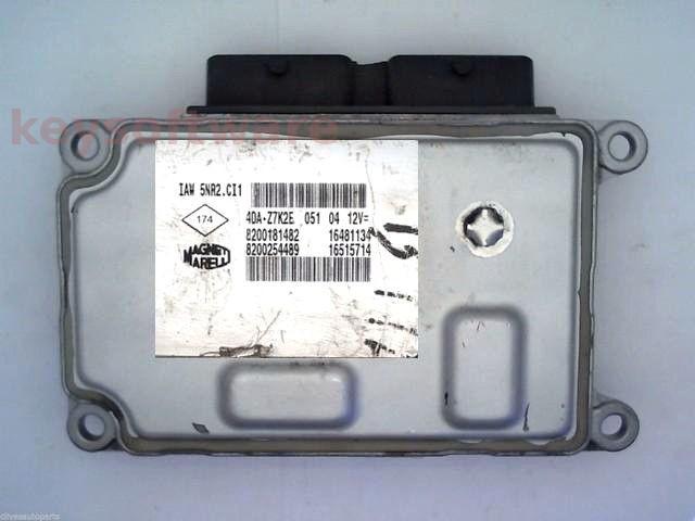 ECU Renault Clio 1.2 8200254489 8200181482 IAW 5NR2.CI1