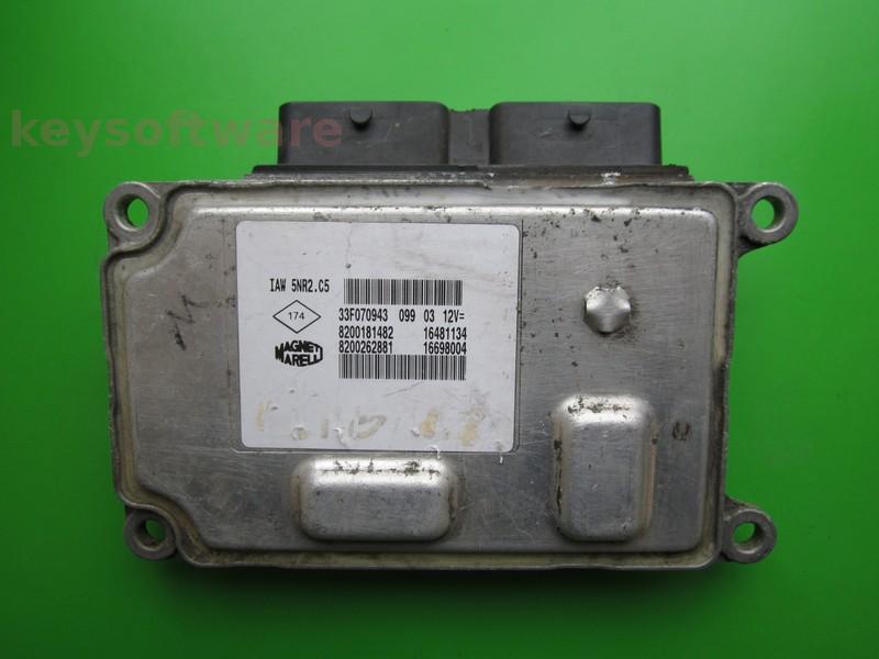 ECU Renault Clio 1.2 8200262881 8200181482 IAW 5NR2.C5