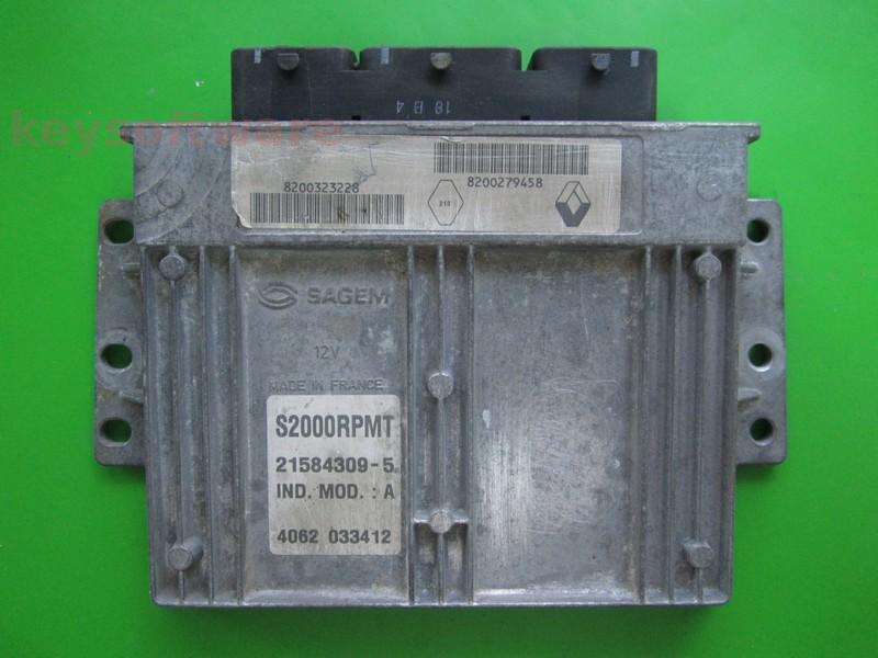ECU Renault Espace 2.0 8200323228 21584309 S2000RPMT