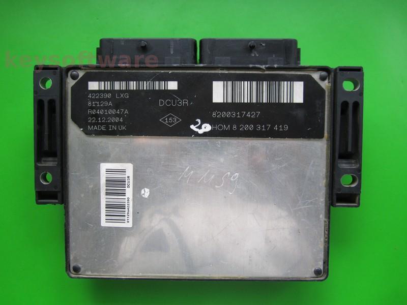 ECU Renault Clio 1.9D 8200317427 HOM8200317419 DCU3R
