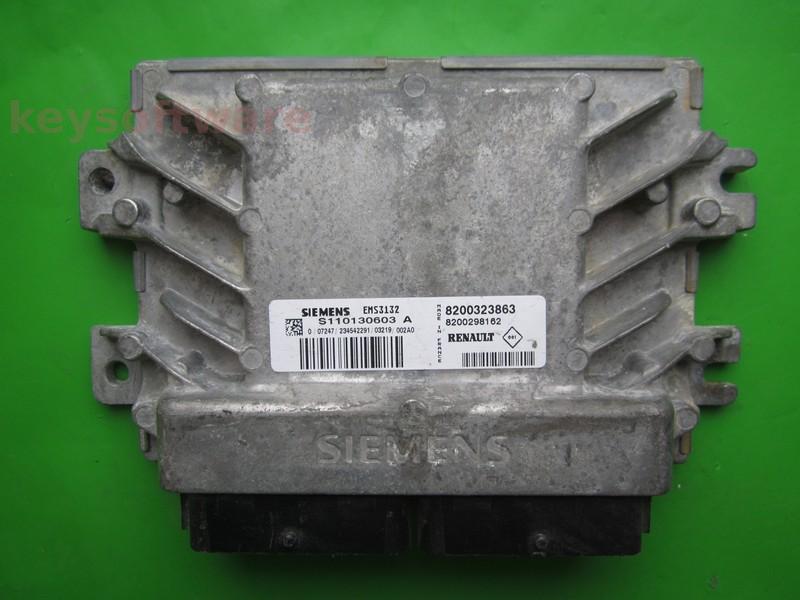 ECU Dacia Solenza 1.4 8200323863 S110130603A EMS3132 IMMOOFF {