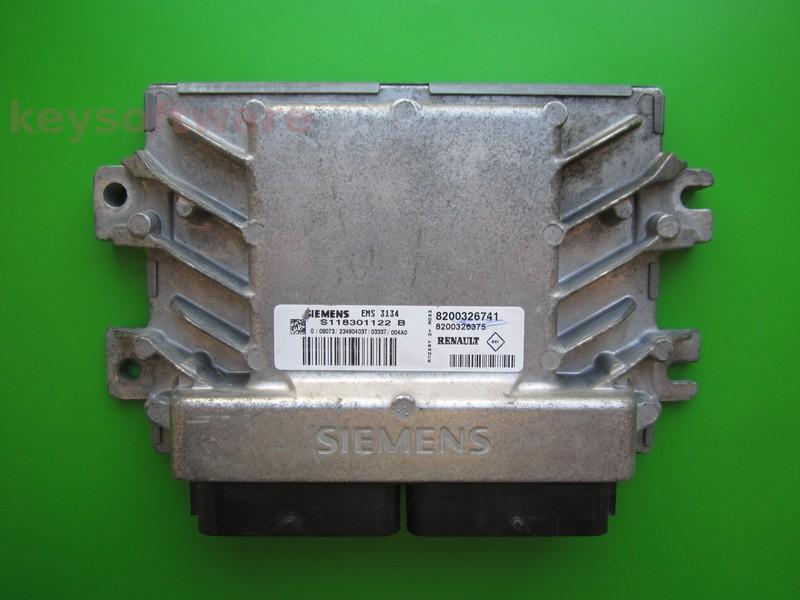ECU Renault Clio 1.6 8200326741 S118301122B EMS3134 {+