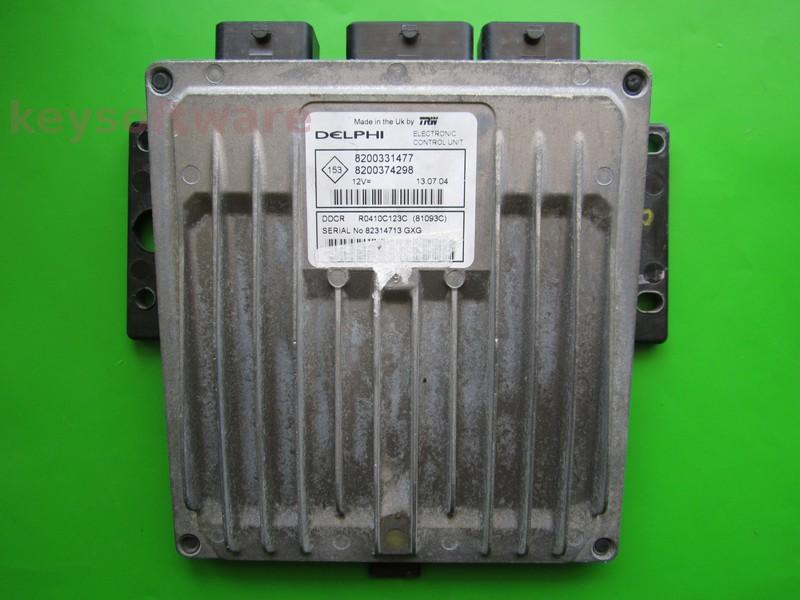 ECU Renault Clio 1.5DCI 8200374298 81093C DDCR }