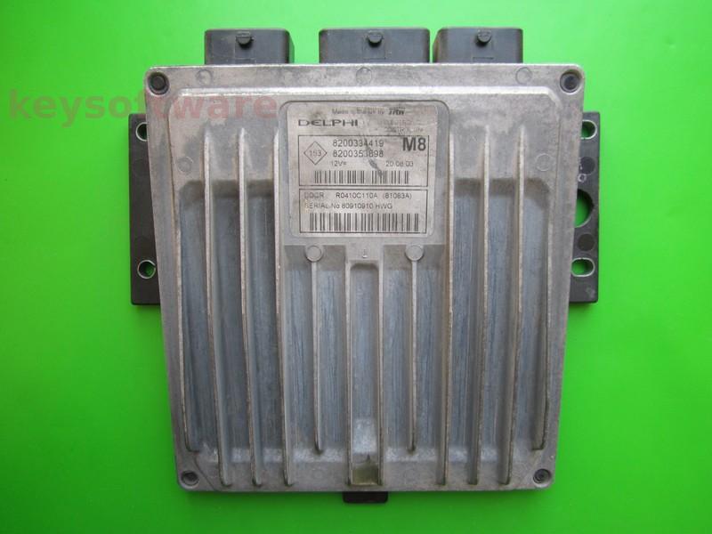 ECU Nissan Micra 1.5DCI 8200353898 81083A DDCR