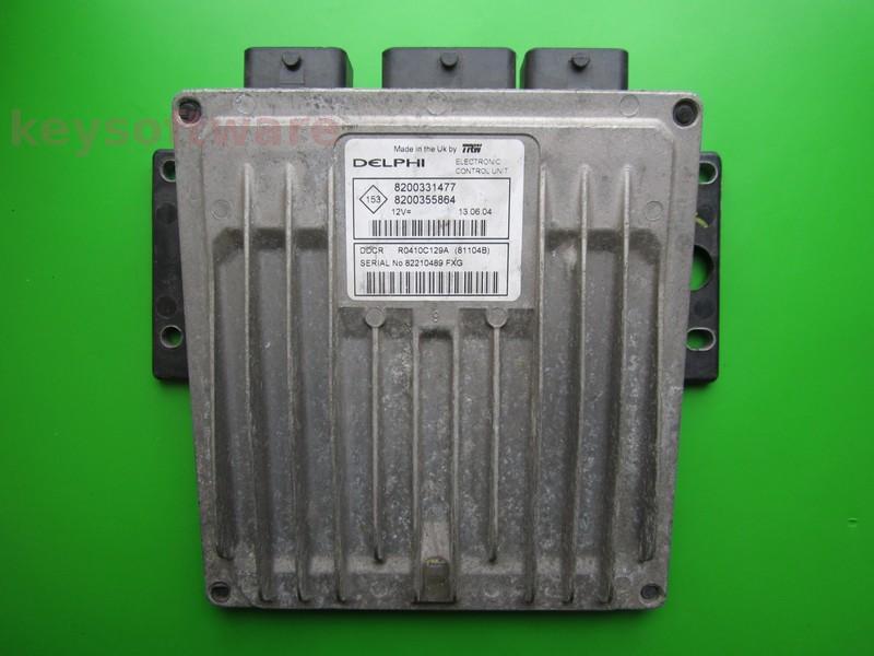 ECU Renault Clio 1.5DCI 8200355864 81104B DDCR