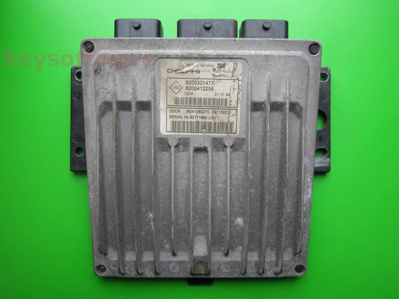ECU Renault Clio 1.5DCI 8200412258 81102C DDCR }
