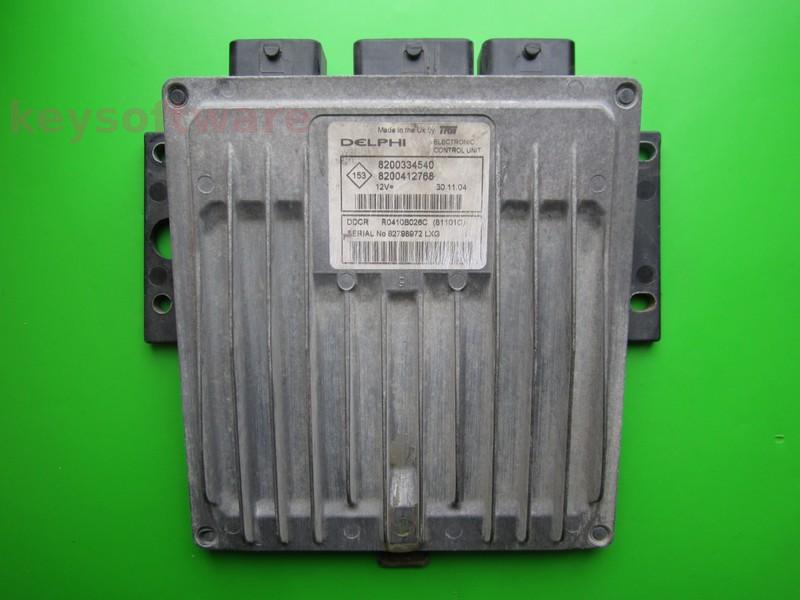 ECU Renault Clio 1.5DCI 8200412768 81101C DDCR }
