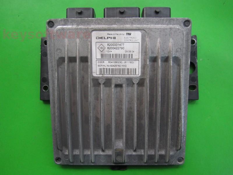 ECU Renault Clio 1.5DCI 8200422790 81116D DDCR