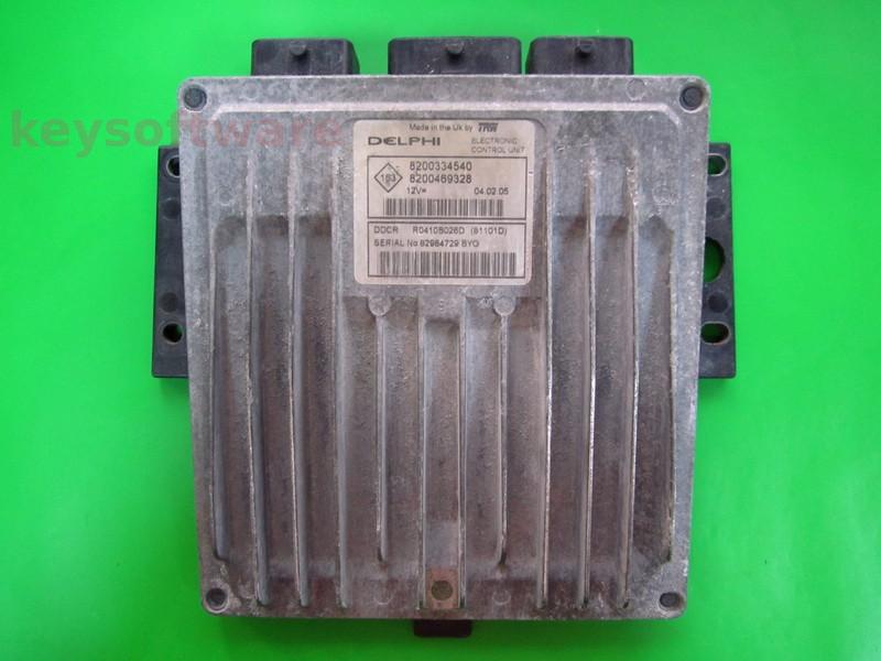 ECU Renault Clio 1.5DCI 8200469328 81101D DDCR }