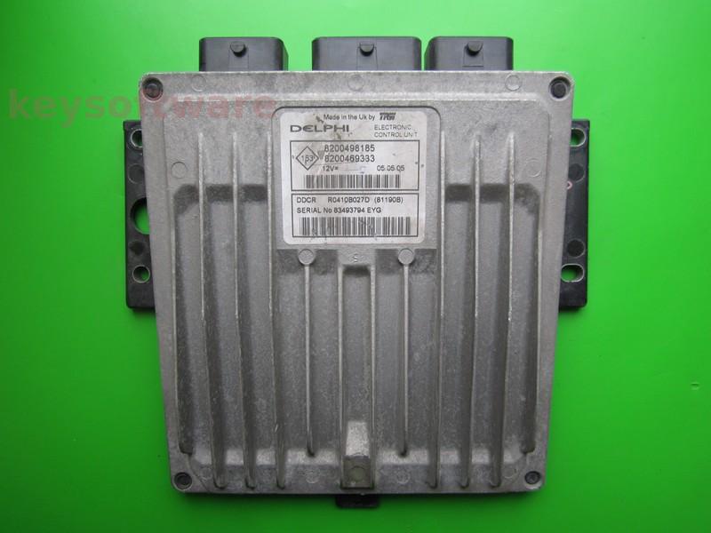 ECU Renault Clio 1.5DCI 8200469333 81190B DDCR }