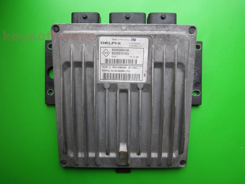 ECU Renault Clio 1.5DCI 8200513163 81153C DCM1.2 }