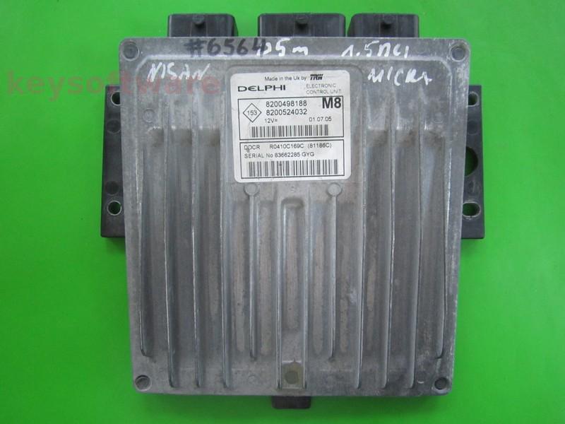 ECU Nissan Micra 1.5DCI 8200524032 81186C DDCR