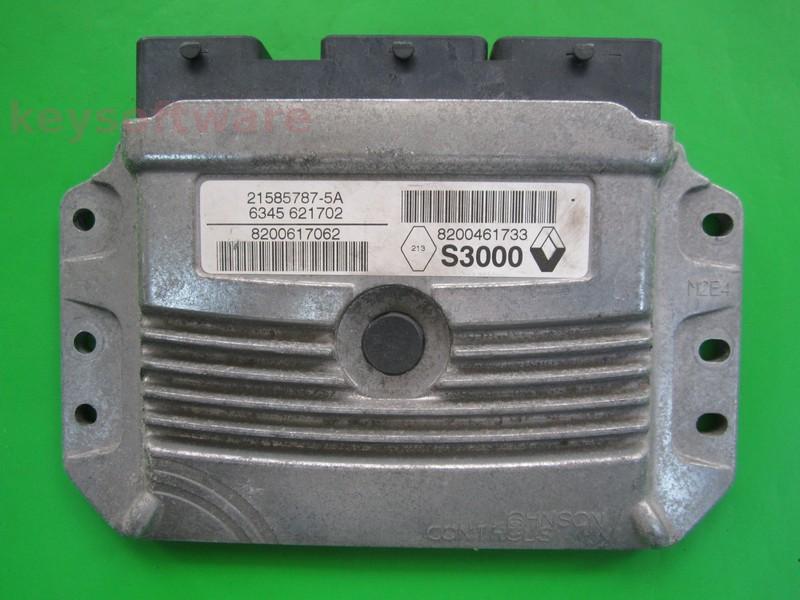 ECU Renault Clio 1.4 8200617062 8200461733 S3000