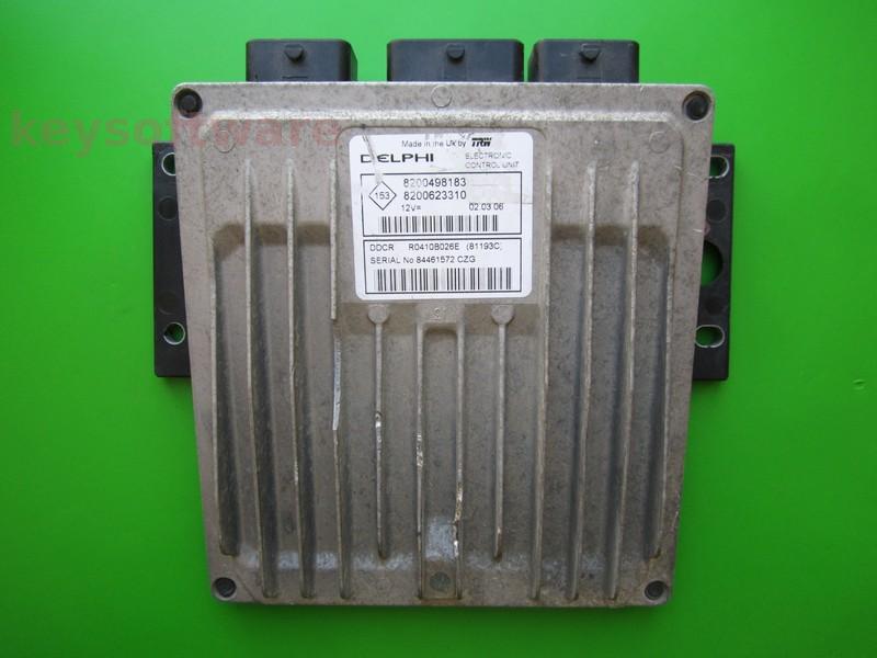 ECU Renault Clio 1.5DCI 8200623310 81193C DDCR {