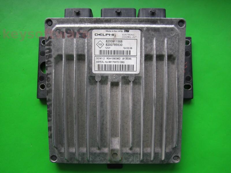 ECU Dacia Logan 1.5DCI 8200785530 81353B DCM1.2