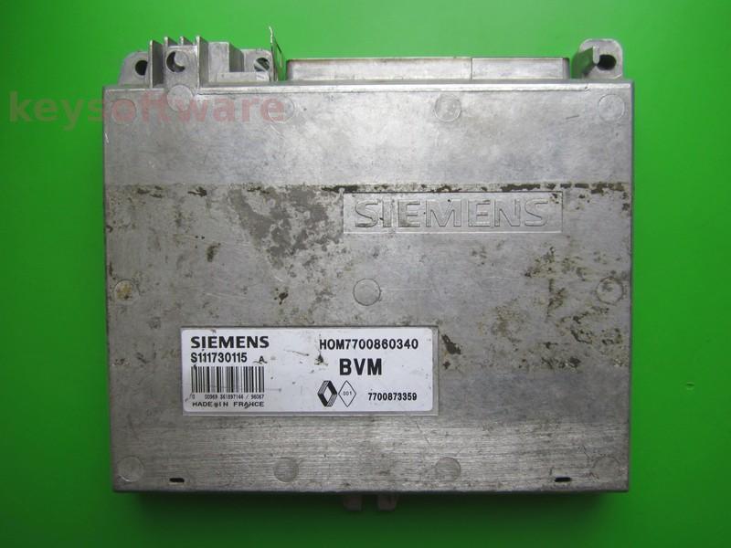 ECU Renault Clio 1.4 HOM7700860340 S111730115A Fenix3B