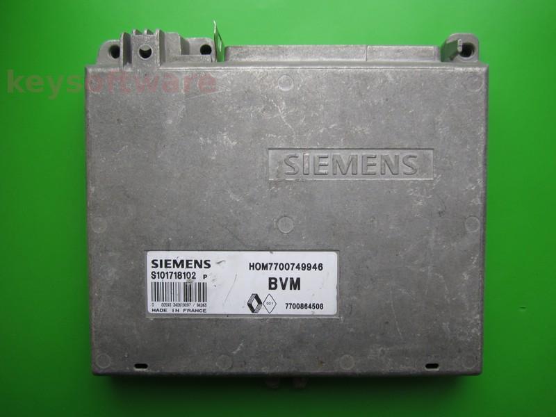 ECU Renault Clio 1.4 HOM7700749946 S101718102P Fenix3B