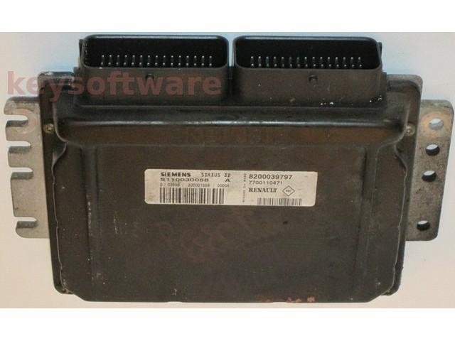 ECU Renault Clio 1.4 8200039797 S110030058A SIRIUS32 {