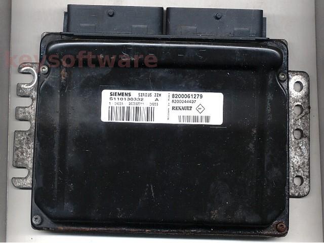 ECU Renault Clio 1.4 8200061279 S110130332A SIRIUS32N {+