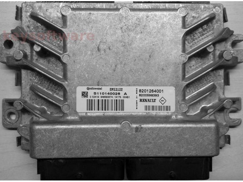 ECU Dacia Logan 1.4 8201264001 S110140026A EMS3132 {