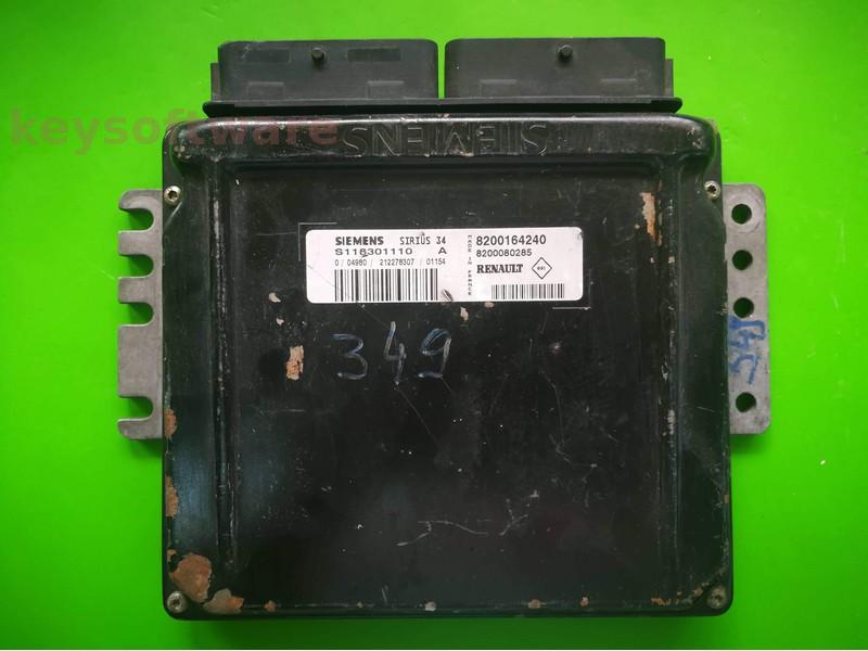 ECU Renault Clio 1.6 8200164240 S118301110A SIRIUS34
