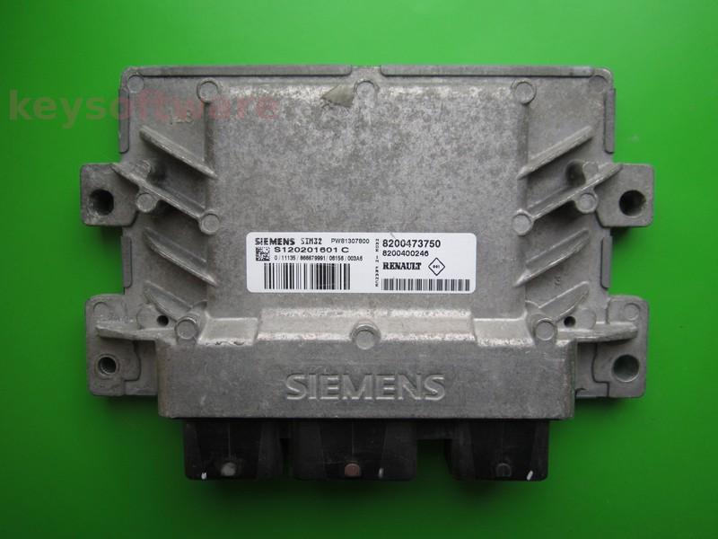 ECU Renault Clio 1.2 8200473750 S120201601C SIM32