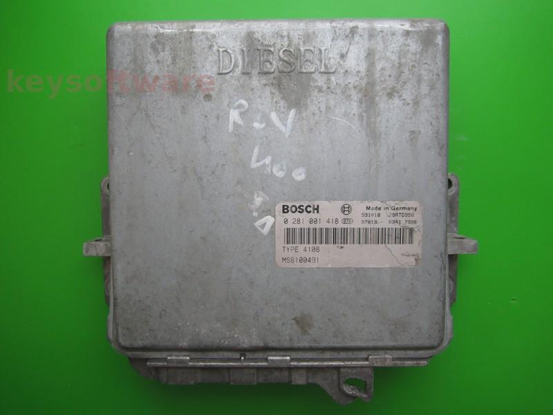 ECU Rover 220 2.0D MSB100491 0281001418 MSA11