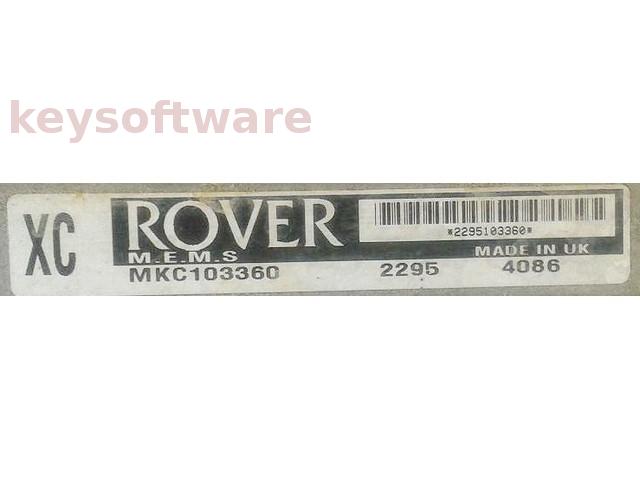 ECU Rover 200 1.4 MKC103360 XC {