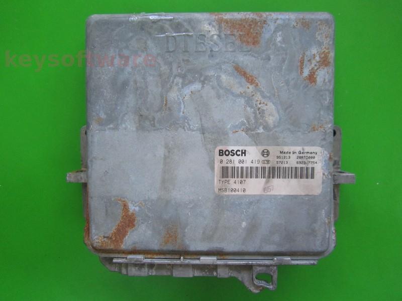 ECU Rover 620 2.0D MSB100410 0281001419 MSA11