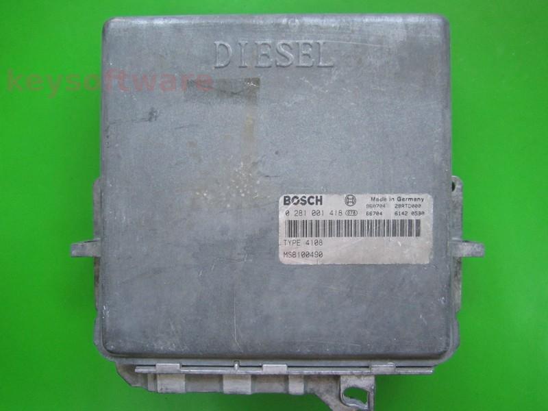 ECU Rover 220 2.0D MSB100490 0281001418 MSA11
