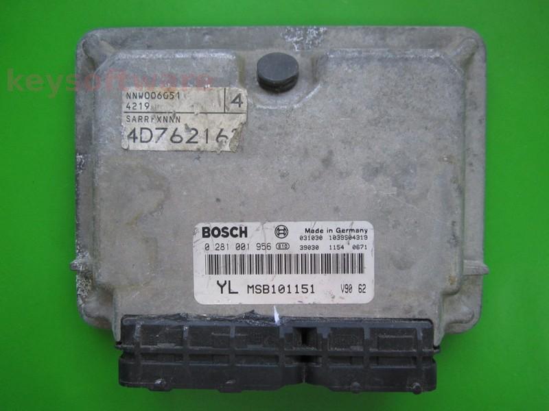ECU Rover 45 2.0TD MSB101151 0281001956 EDC15M1 YL