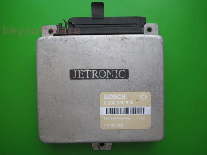 ECU Saab 9000 2.0 9391178 0280000539 LH2.2