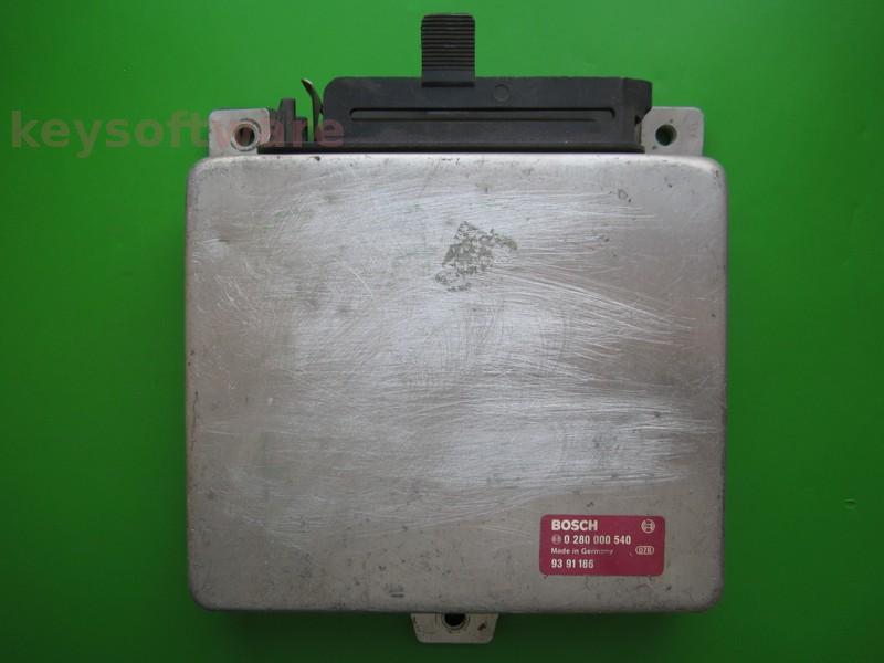 ECU Saab 9000 2.0 9391186 0280000540 LH2.2