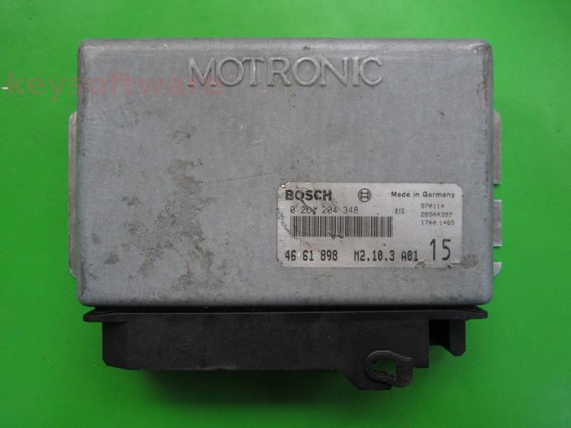 ECU Saab 9-3 2.3 4661898 0261204348 M2.10.3