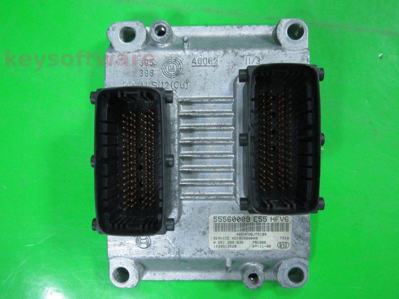 ECU Saab 9-3 2.8 55560009 0261209035 ME9.6