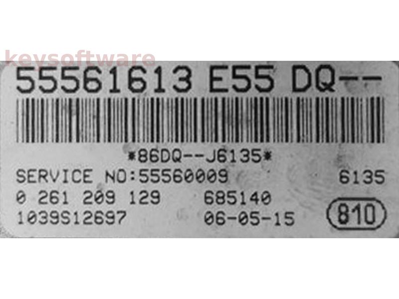 ECU Saab 9-3 2.8 55561613 0261209129 ME9.6