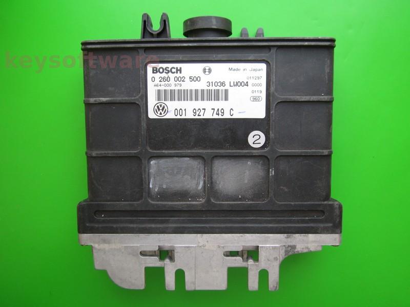 ECU Seat Arosa 1.4 001927749C 0260002500