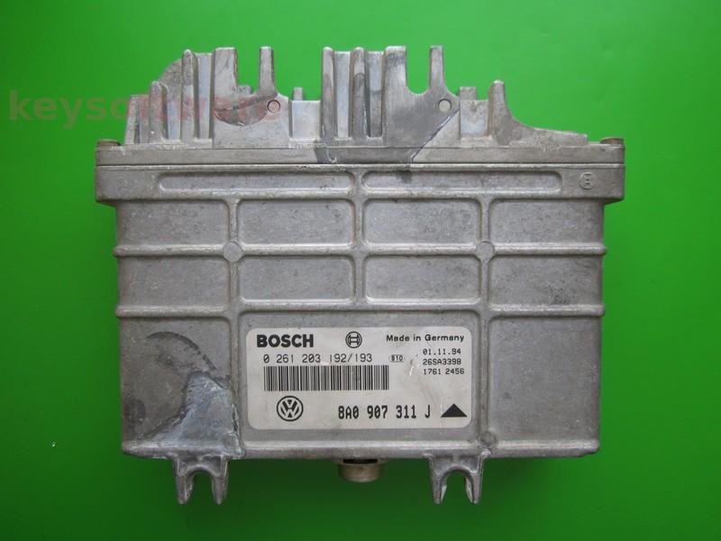 ECU Seat Cordoba 1.6 8A0907311J 0261203192 MA1.2.3