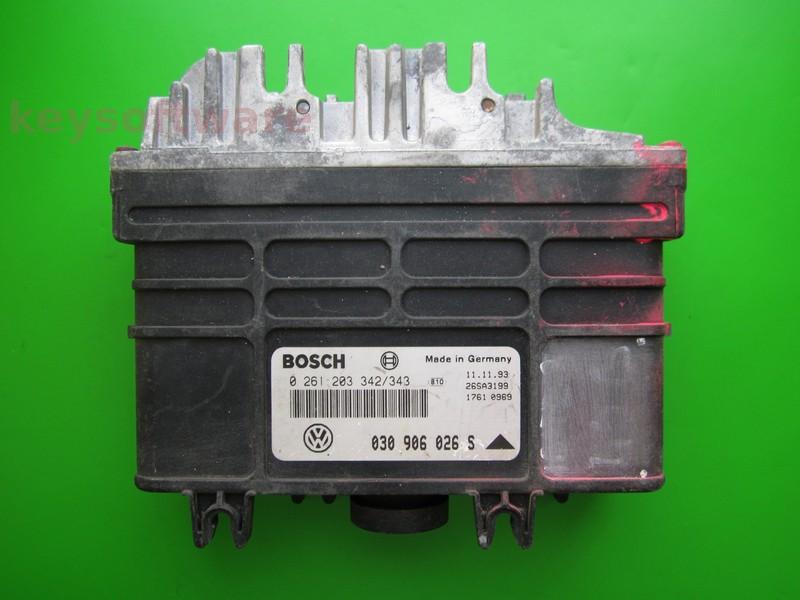 ECU Seat Ibiza 1.0 030906026S 0261203342 MA1.2.3