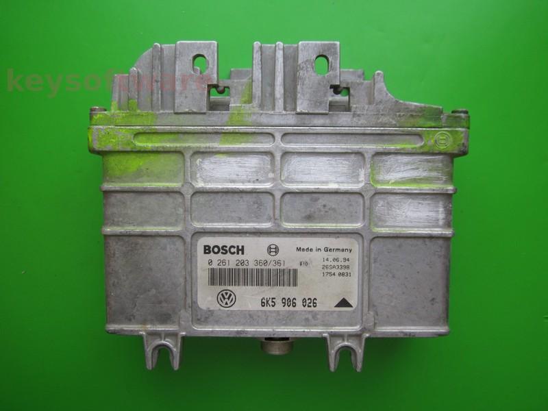 ECU Seat Ibiza 1.4 6K5906026 0261203360 MA1.2.3 ABD