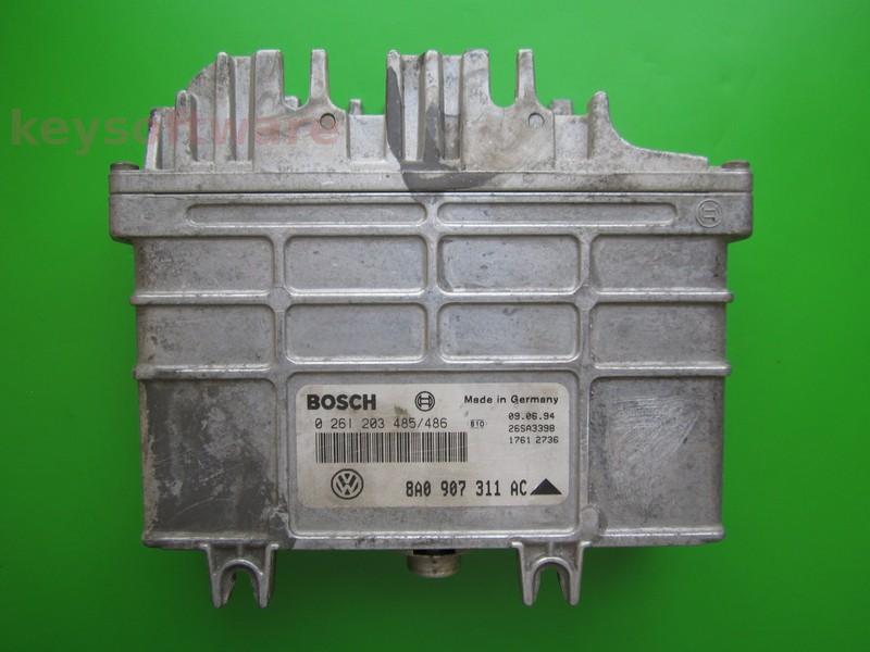 ECU Seat Cordoba 1.8 8A0907311AC 0261203485 MA1.2.3
