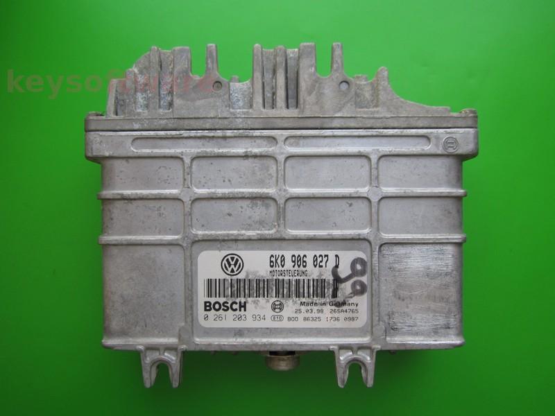 ECU Seat Ibiza 1.0 6K0906027D 0261203934 MP9.0 AER