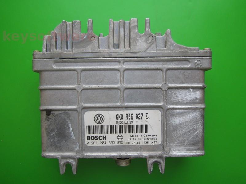 ECU Seat Ibiza 1.4 6K0906027E 0261204593 MP9.0 APQ