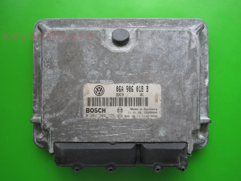 ECU Seat Toledo 1.8 06A906018B 0261204725 M3.8.5 AGN