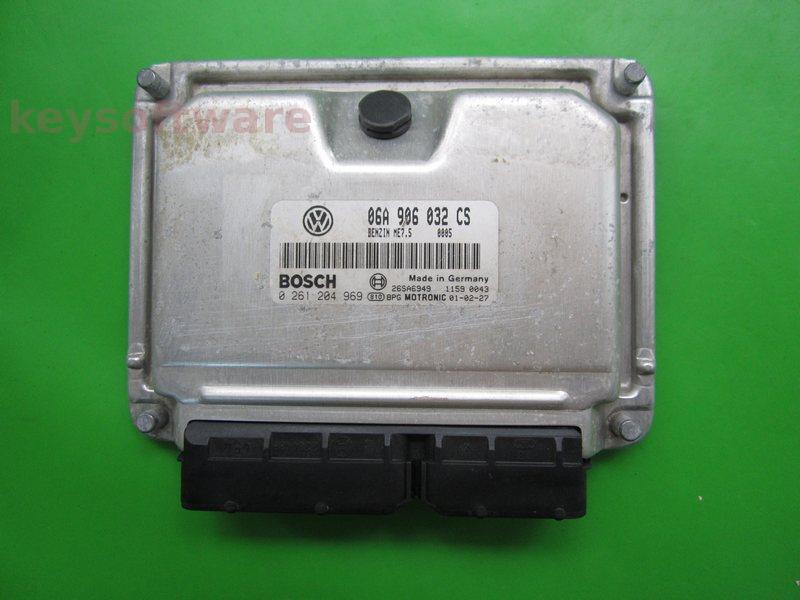 ECU Seat Leon 1.8 06A906032CS 0261204969 ME7.5 APG