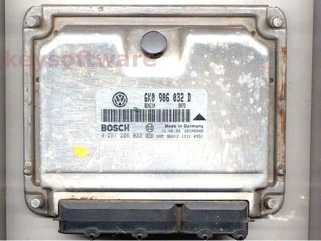 ECU Seat Ibiza 1.4 6K0906032D 0261206022 ME7.5.10 ANW {+