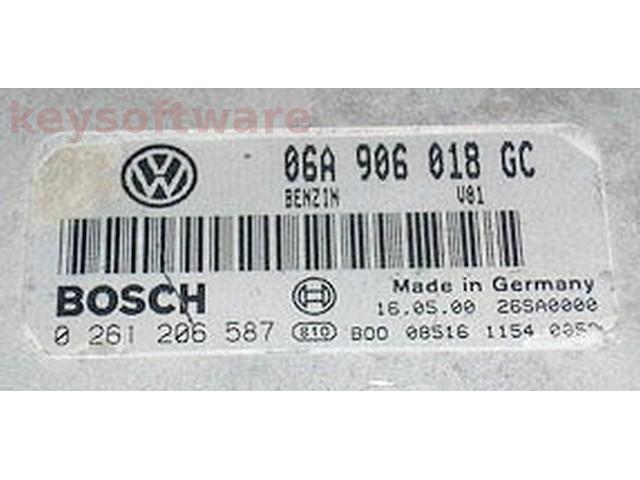 ECU Seat Leon 1.8 06A906018GC 0261206587 M3.8.5 {